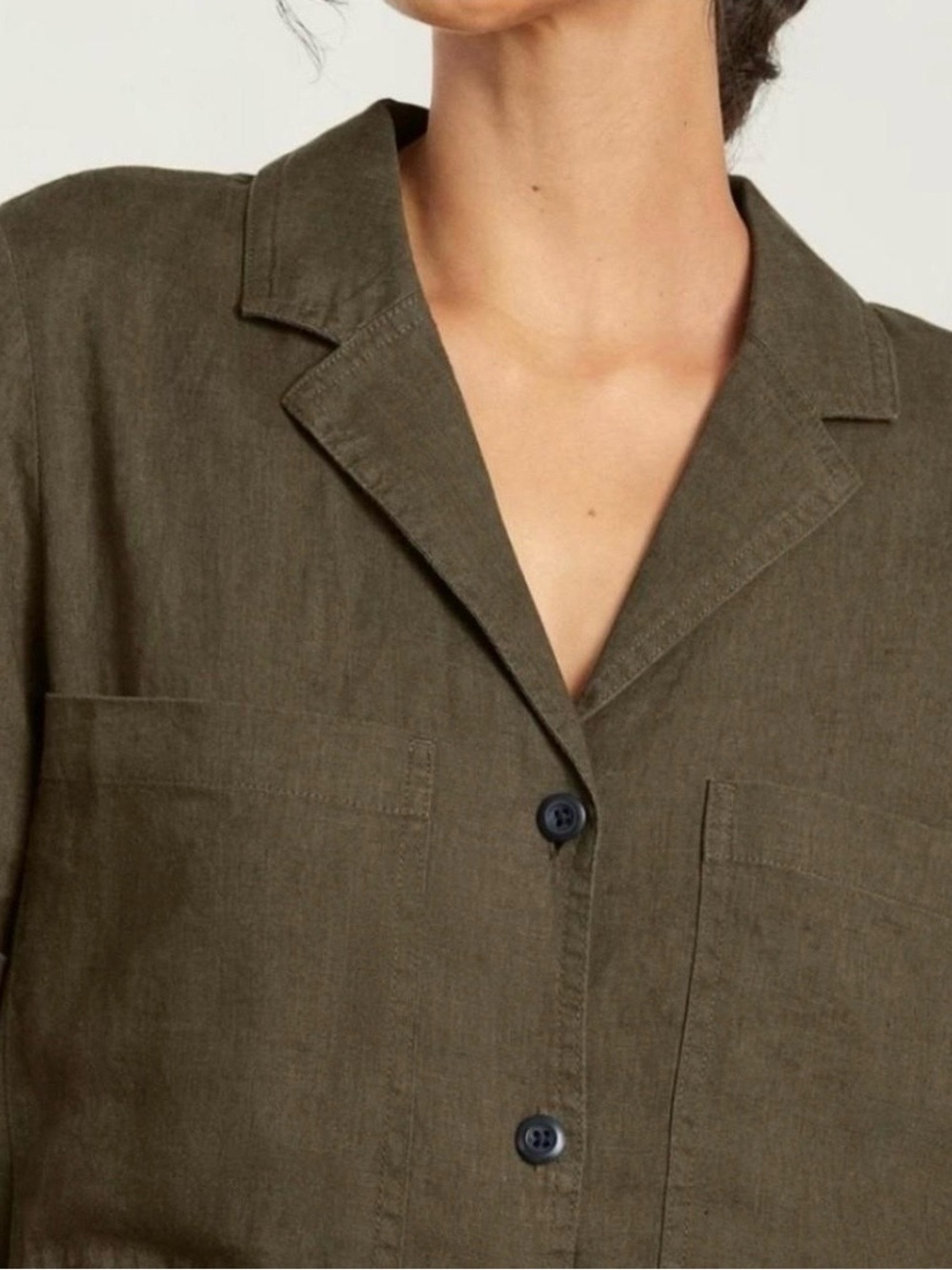 Everlane linen mini shirt dress, XS - Picture 2 of 5